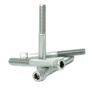 5/16 x 2-1/2" Socket Head Cap Screws, Full Thread, Allen Socket Drive, Stainless Steel 18-8, Bright Finish, Qty 10