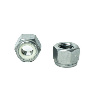 3/8" -16 Nylon Insert Hex Lock Nuts, (Elastic Stop Nuts) Stainless Steel 18-8, Plain Finish, Quantity 50 by Bridge Fasteners